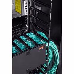 APC NetShelter SX, Networking Rack Enclosure, 42U, Black, 1991H x 750W x 1070D mm with Casters, Feet, Vertical Cable Managers, Side Panels - Additional view 7