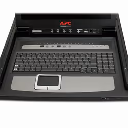 APC 17" Rack LCD Console with Integrated 16 Port Analog KVM Switch - Additional view 2