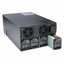 APC Smart-UPS On-Line SRT8KRMXLI - 8kW/VA, 6x C13 + 4x C19 + hardwire 1phase output, rack mountable, Embedded NMC - Additional view 7