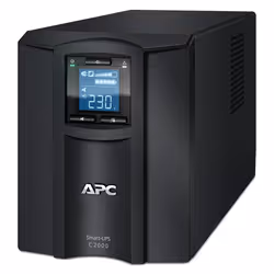 APC Smart-UPS C, Line Interactive, 2000VA, Tower, 230V, 6x IEC C13+1x IEC C19 outlets, USB and Serial communication, AVR, Graphic LCD - Additional view 6