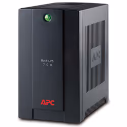APC Back-UPS, Line-Interactive, 0.7 kVA, 390 W, Sine, 140 V, 300 V