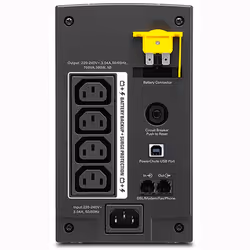 APC Back-UPS uninterruptible power supply (UPS) Line-Interactive 0.7 kVA 390 W 4 AC outlet(s)