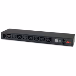 APC AP7820B, Metered, 0U/1U, Horizontal/Vertical, Black, 8 AC outlet(s), C13 coupler