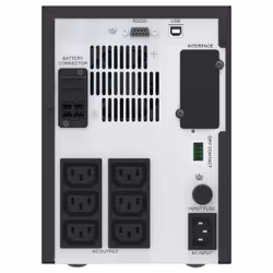 APC Easy UPS 1 Ph Line Interactive, 1500VA, Tower, 230V, 6 IEC C13 outlets, AVR, Dry Contact, LCD, W/O Network Card support - Additional view 2