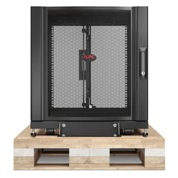 APC NetShelter SX, Server Rack Enclosure, 12U, Shock Packaging, Black, 658H x 600W x 1070D mm