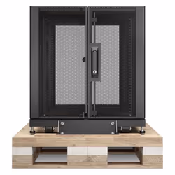 APC NetShelter SX, Server Rack Enclosure, 12U, Shock Packaging, Black, 658H x 600W x 1070D mm