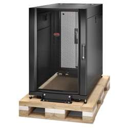 APC NetShelter SX, Server Rack Enclosure, 18U, Shock Packaging, Black, 925H x 600W x 1070D mm