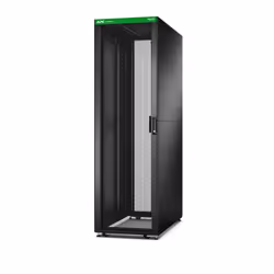 APC Easy Rack, 42U, Black, With Roof, Castors, Feet, 4 Brackets, and Side Panels, No Bottom, 1991H x 600W x 800D mm, Freestan ...
