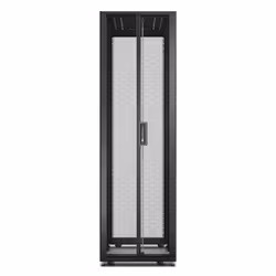APC Easy Rack, 42U, Black, With Roof, Castors, Feet, 4 Brackets, and Side Panels, No Bottom, 1991H x 600W x 800D mm