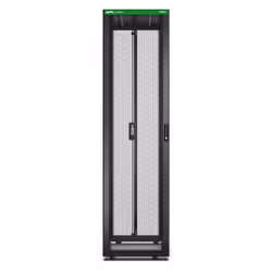 APC Easy Rack, 48U, Black, With Roof, Castors, Feet, 4 Brackets, and Bottom, No Side Panels, 2258H x 600W x 1000D mm