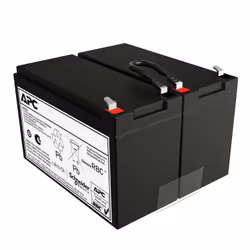 APC APCRBCV206, 24 V, Black, 7 Ah, 4.09 kg, 130 mm, 122 mm