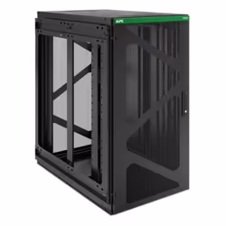 APC NetShelter WX AR124SM - 19inch Wall patch cabinet, 24U/U, 800MM deep, Side mounting, Mounted