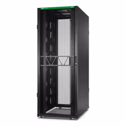 APC Netshelter SX Gen2 AR3350B2 - 42U, 1991h x 750w x 1200d mm, with side panels, black, Freestanding rack, 42U, Key lock, Ad ...