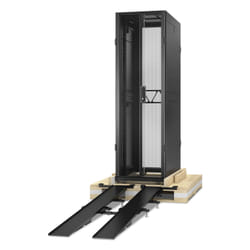 Schneider Electric APC NetShelter SX, Server Rack Enclosure Gen 2, Shock Packaging, 2500 lbs, Black, 48U x 600W x 1200D