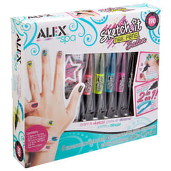 ALEX Toys Sketch It Nail Pens Salon Girls Fashion Activity  Sketch and Paint  Create Long Lasting Looks with Beautiful Nail Polish  For Ages 8 and up