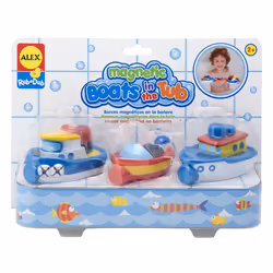 ALEX Toys Rub a Dub Magnetic Boats in the Tub, Bath boat, Boy/Girl, 2 yr(s), Multicolour