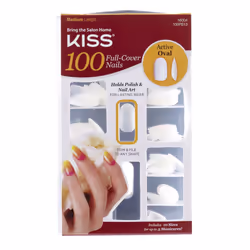 KISS Active Oval Nails - Pack of 100Â Â Â