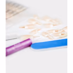 Everlasting Real Short Length French Nails, Pearl White Tip