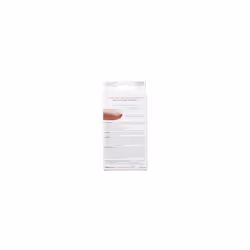 Salon Acrylic Natural Collection, Brief Encounter, Real Short Length Square Fake Nails Includes 28 False Nails, Nail Glue, Nail File, and Manicure