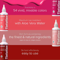 Kiss Tintation Semi-Permanent Hair Color Treatment 148 mL (5 US fl.oz)