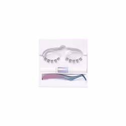 KISS Falscara DIY Lash Extension Starter Kit With 10 Eyelash Lengthening Wisps, Applicator and Bond & Seal â Artificial Featherlight Synthetic