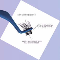Falscara Wisps Multipack, Style 03, Reusable Featherlight Eyelash Lengthening Wisps Black