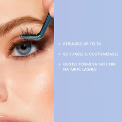 Falscara Wisps Multipack, Style 03, Reusable Featherlight Eyelash Lengthening Wisps Black