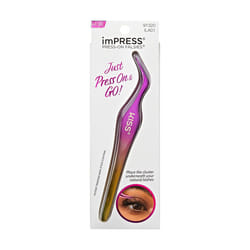KISS imPRESS Press-On Falsies No-Glue False Eyelash Clusters Precision Applicator  1 Piece  Non-Stick  Ergonomic  Easy to Use