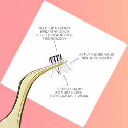 KISS imPRESS Press-On Falsies No-Glue False Eyelash Clusters Precision Applicator  1 Piece  Non-Stick  Ergonomic  Easy to Use