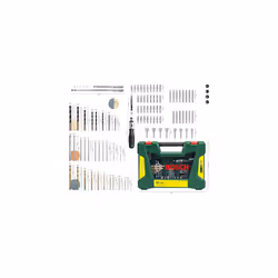 Bosch 91pc. V-Line Titanium Drill and Screwdriver Bit Set (for Wood, Masonary and Metal, Including Ratchet Screwdriver and Magnetic Rod, Accessories
