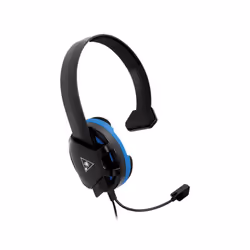 Turtle Beach Recon Chat Headset for PS5, PS4, Xbox one, Switch - Black & Blue, Wired, Gaming, 80 - 10000 Hz, 213.2 g, Headset ...