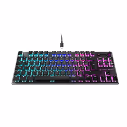 Turtle Beach Vulcan TKL, Wired, USB, Mechanical, QWERTZ, RGB LED, Black