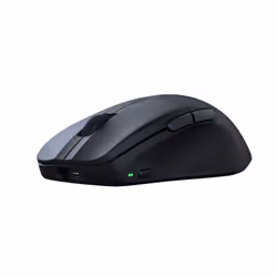 Turtle Beach Pure Air - Ultra-Light Wireless Ergonomic RGB Gaming Mouse, 26K DPI Optical Sensor, 125 hour Battery, Dual Wireless System, TITAN Optical Switches, Bluetooth, RGB Illumination. Semi-translucent Black