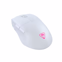 Turtle Beach Pure Air - Ultra-Light Wireless Ergonomic RGB Gaming Mouse, 26K DPI Optical Sensor, 125 hour Battery, Dual Wireless System, TITAN Optical Switches, Bluetooth, RGB Illumination. Semi-translucent White