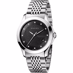 Gucci YA126405 G-Timeless Black Dial Men's Watch