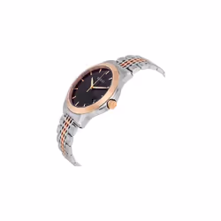 Gucci YA126410 Men's G-Timeless 38mm Black Face Two-Tone Watch