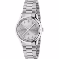 Gucci YA1265031 G-Timeless Silver Dial Ladies Watch