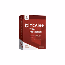 McAfee Total Protection Antivirus 2023 With Basic VPN | 1 Device, 1 Year