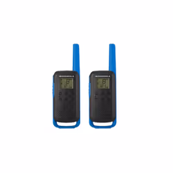 Motorola T62 PMR446 2-Way Walkie Talkie Radio - Blue