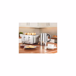 Swan SK14060N, Classic Jug Kettle, Polished Stainless Steel, 2200 W, 1.7 Litres, Silver