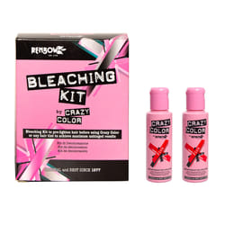 Crazy Color Hair Dye 100ml - Fire x2 and Bleaching Kit