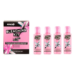 Crazy Color Hair Dye 100ml - Platinum x4 and Bleaching Kit