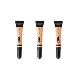 L.A. Girl Pro Conceal HD High Definition Concealer Light Ivory 8g x3