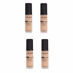 L.A. Girl Pro Matte HD Liquid Foundation Porcelain 30ml x4