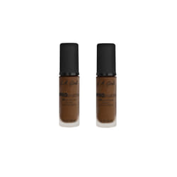 L.A. Girl Pro Matte HD Liquid Foundation Chestnut 30ml x2