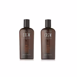American Crew 3-In-1 Shampoo, Conditioner and Body Wash 250ml x2
