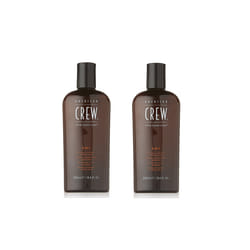 American Crew 3-In-1 Shampoo, Conditioner and Body Wash 250ml x2