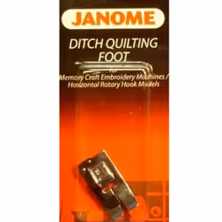 Janome Ditch Quilting Foot Memory Craft Embroidery Machines Horizontal Rotary Hook Models