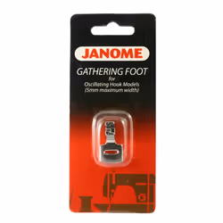 Janome Gathering Foot for Oscillating Hook Models (5mm Maximum Width)