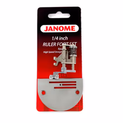 Janome 1/4"" Ruler Foot for High Speed Straight Stitch Models (1600P-Q